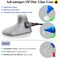 Full Size Hot Glue Gun, 120W&80W Glue Guns Dual Temp Large Industry Glue Gun, Corded Detachable Cord Use Stand-Up Base Anti-drip Hot Melt Glue Gun with 12 Glue Sticks for Art DIY Craft Repair